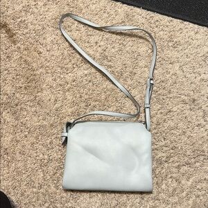 A New Day Light Blue Gray Crossbody Bag